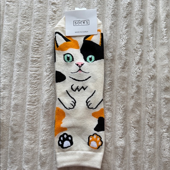 Cat Design Socks Set - Multicolor - Picture 4 of 6